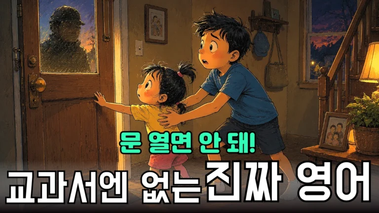 엄마가 없는 사이 초인종이 울렸다! 미국 가정에서 배우는 현실 영어회화