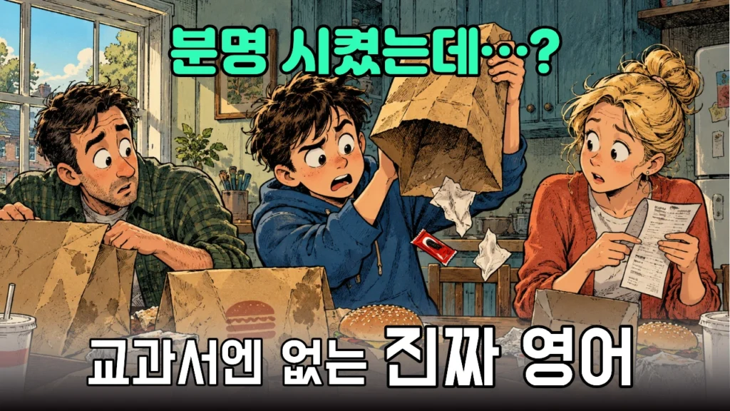 배달 음식이 빠졌을 때 쓰는 영어 표현 | 실생활 영어회화 40문장 배달 음식이 빠졌을 때 쓰는 영어 표현 | 실생활 영어회화 40문장